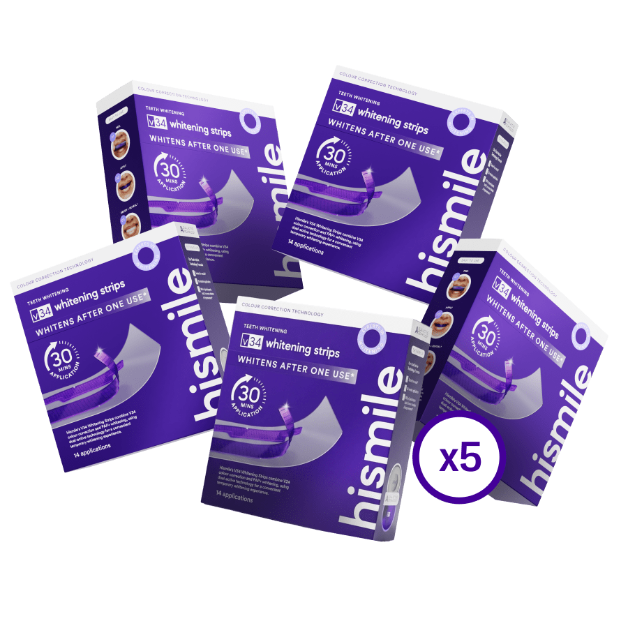 V34 Whitening Strips - Buy 2 Get 3 Free